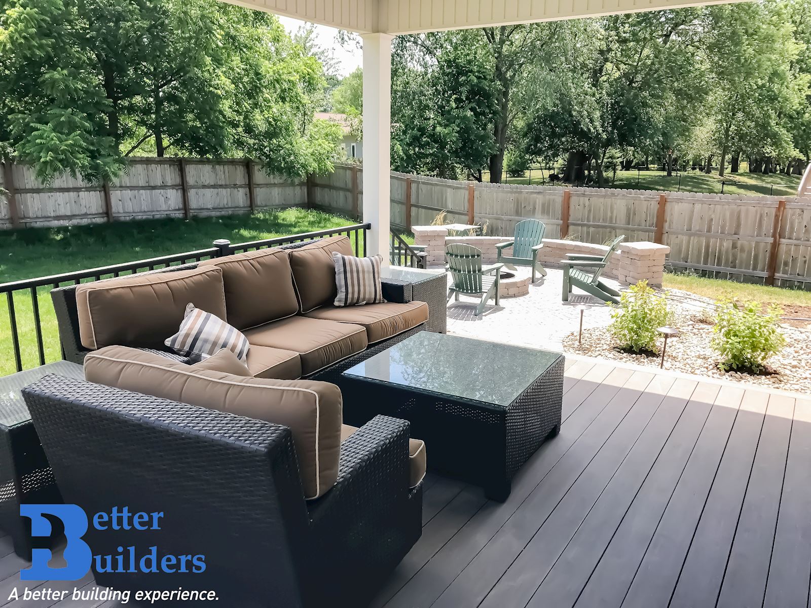 Azek Decking Project in Waukee, IA Better Builders Des Moines Deck